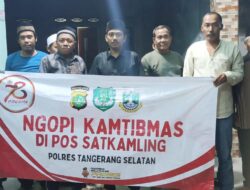 Polsek Legok Perkuat Sinergi dengan Warga Melalui Ngopi Kamtibmas di Desa Bojongkamal