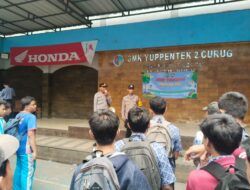 Polsek Curug Edukasi Siswa SMK Yupentek 2 Curug Soal Bahaya Tawuran dan Disiplin Diri