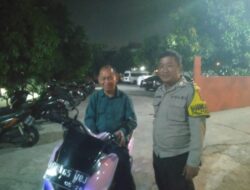 Bhabinkamtibmas Bambu Apus Sambangi Tokoh Masyarakat
