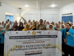 Para Mahasiswa Serta Dosen Pascasarjana Manejemen Pendidikan UNPAM Adakan Giat PKM, Dengan Bertemakan “Etika Berkomunikasi Di Lingkungan Sekolah Dan Masyarakat”