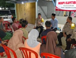 Ngopi Kamtibmas Polsek Kelapa Dua : Ajak Warga Jaga Keamanan Jelang Pilkada 2024