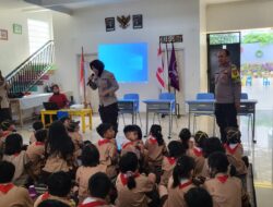 Kanit Binmas Polsek Pamulang Sosialisasikan Bahaya Bullying di SD Pelangi Bangsa