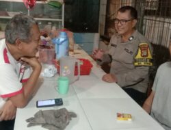 Antisipasi Tawuran Malam, Bhabinkamtibmas Kelurahan Serua Berikan Pesan-pesan Penting kepada Warga