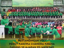 Persit Kartika Chandra Kirana Gelar Pertandingan Voli di Mapuspenerbad Pondokcabe, Jalin Silaturahmi dan Bangun Komunitas Sehat