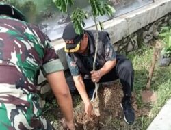 Sambut Hari Juang Angkatan Darat ke-79, Koramli Ciledug 04 Lakukan Giat Tanam Pohon di Kecamatan Larangan