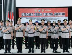 Kapolresta Banyuwangi Berikan Apresiasi, Disaat Moment Sertijab.