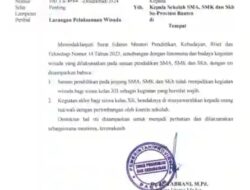SMAN 2 Tangerang Kangkangi SE Dinsdikbud Provinsi Banten