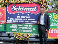 Gedung Shinta Lantai Atas Mengucapkan Selamat Atas Di Lantiknya H. Sachrudin dan H. Maryono.