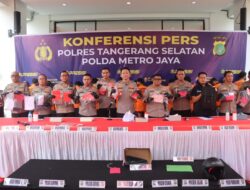 Polres Tangsel Tangkap 23 Tersangka Kejahatan Jalanan dan Curanmor Selama Maret–April 2025