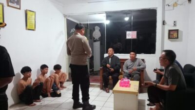 Cegah Tawuran dan Kejahatan Jalanan, Polsek Ciputat Timur Amankan 3 Pemuda Saat Patroli 