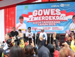 Disbudpar Kota Tangerang: Ribuan Pesepeda Meriahkan Gowes Kemerdekaan HUT RI ke-80