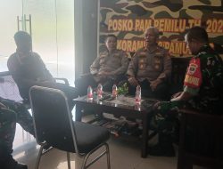 Wakapolsek Pamulang Kunjungi Koramil 08/Pamulang, Tingkatkan Kerjasama TNI-POLRI