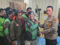 Polsek Serpong Gelar Silaturahmi Bersama Komunitas Ojol