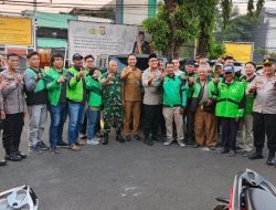Polsek Ciputat Timur Bersama Koramil 05 dan Kecamatan Ciputat Timur Hadir Berbagi: Wujudkan Kepedulian dan Persahabatan dengan Komunitas Ojek Online