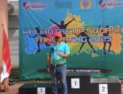 Dispora Kota Tangerang Berkomitmen Majukan Cabor Squash yang Baru Berkembang di Kota Tangerang