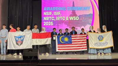 Membanggakan! KIRobo Moonzher SMAN 2 Tangsel Ukir Empat Emas di ISIF 2025 Bali