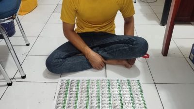 Polsek Jatiuwung Sita 1.065 Butir Obat Keras Siap Edar