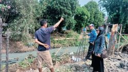 Kecamatan Batuceper Terus Lakukan Monitoring Pembangunan Kolam Retensi dan Turap di Poris Gaga Baru