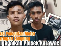 Aksi Pencurian Motor Jaringan Lampung Digagalkan Polsek Karawaci