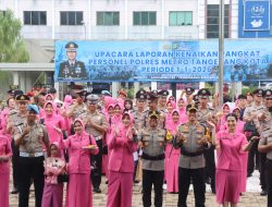 Awal Tahun 2026, Kapolres Metro Tangerang Kota Pimpin Kenaikan Pangkat 158 Personel