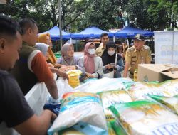 Sambut HUT ke-33 Kota Tangerang, Kecamatan Larangan Gelar Gampang Sembako