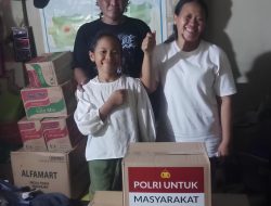 Terharu Kisah Agista, Kapolres Tangerang Kota Beri Tali Asih dan Alat Lukis untuk Anak Pemulung