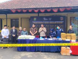 Puluhan Kilogram Narkotika Hasil Pengungkapan Awal 2026, Dimusnahkan Polsek Serpong 