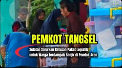 Pemkot Tangerang Selatan Salurkan Ratusan Paket Logistik untuk Warga Terdampak Banjir di Pondok Aren