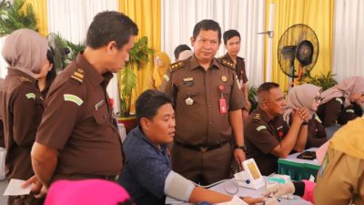 Kejaksaan Negeri Kota Tangerang dan Dinas Kesehatan Kota Tangerang Gelar CKG bagi Para Pegawai