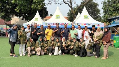 Semarak Gebyar UMKM Jatiuwung Hadirkan Senam Bersama hingga Gerakan SATESAMI