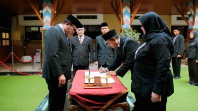 Lantik Guru dan Kepsek, Wakil Wali Kota Tangerang Dorong Penguatan Pendidikan Karakter dan BSAN