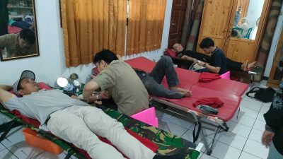 Donor Darah di Masjid Al Mahmudah Gondrong Kenanga Cipondoh Diikuti 50 Peserta