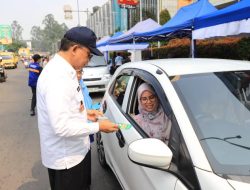 Program Satgas Langit Biru, Langkah Nyata DLH Kota Tangerang Ratusan Kendaraan Ikuti Uji Emisi Gratis