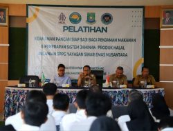 Wujudkan Pangan Aman dan Halal, Kecamatan Cibodas Bersama Dinkes Kota Tangerang Gelar Pelatihan bagi Relawan SPPG