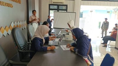 Dekatkan Pelayanan JKN, BPJS Kesehatan Cabang Tangerang Bersama Kecamatan Larangan Gelar Pelayanan Keliling