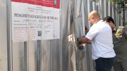Padel di Teras Kota Tangsel Diduga Belum Kantongi PBG, Satpol PP Lakukan Penyegelan dengan Gembok