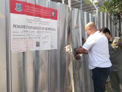Padel di Teras Kota Tangsel Diduga Belum Kantongi PBG, Satpol PP Lakukan Penyegelan dengan Gembok